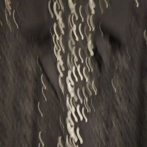 Ming Wang Black Eyelet Detail Top